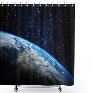 Personality  Planet Earth From The Space. Some Elements Of This Image Furnish Shower Curtains