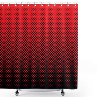 Personality  Halftone Background Gradient Shower Curtains