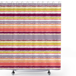 Personality  Striped Textured Pattern Shower Curtains