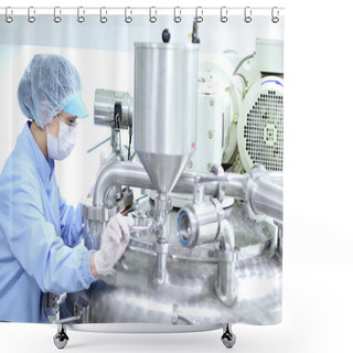 Personality  Pharmaceutical Industry Shower Curtains