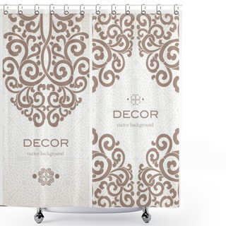 Personality  Invitation. East Ornament. Shower Curtains