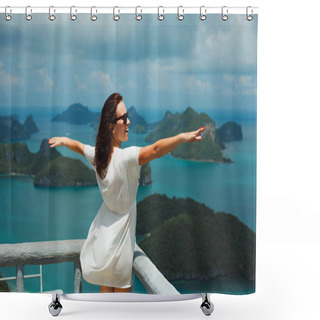 Personality  Open Arms Shower Curtains