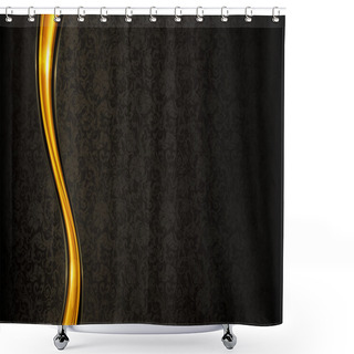 Personality  Luxury Background Shower Curtains