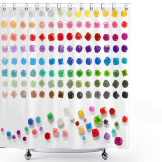 Personality  Colorful Gems Shower Curtains