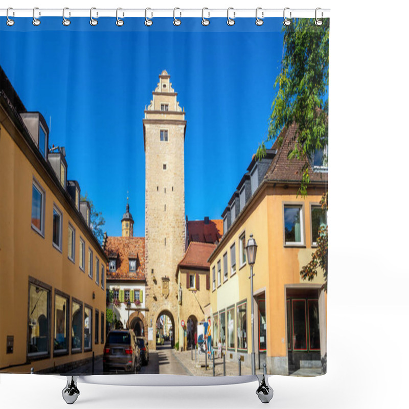 Personality  Historical City, Volkach, Germany  Shower Curtains