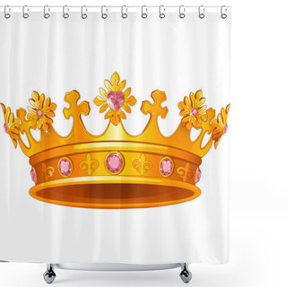 Personality  Royal Crown Shower Curtains