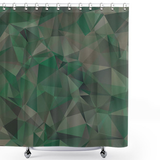 Personality  Abstract Vector Military Camouflage Background Shower Curtains