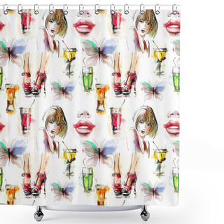 Personality  Beauty And Fashion  Pattern Shower Curtains