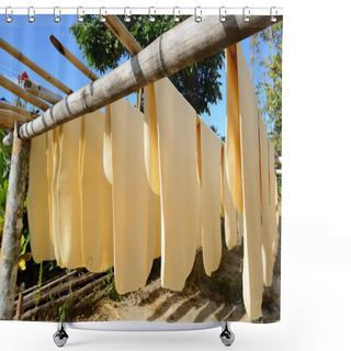 Personality  The Rubber Sheet Shower Curtains