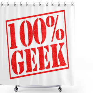 Personality  100 Percent GEEK Shower Curtains