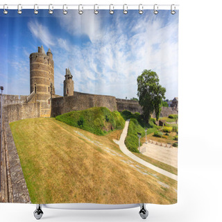 Personality  Fougeres Castle In Bretagne, France. Shower Curtains