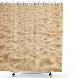 Personality  Texture Of Yellow Sand Shower Curtains