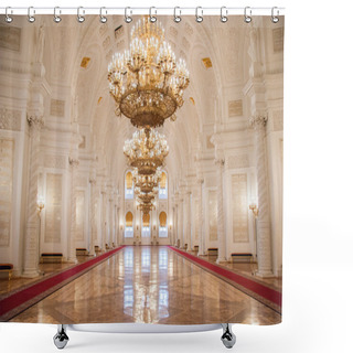 Personality  Georgievsky Hall Of The Kremlin Palace, Moscow Shower Curtains
