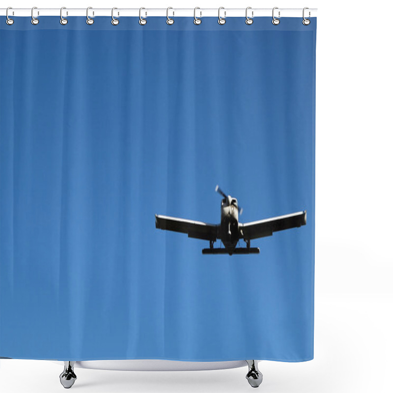 Personality  Aircraft Landing Shower Curtains