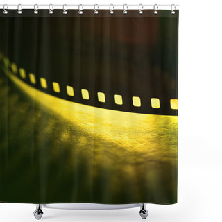 Personality  35 Mm Movie Film Shower Curtains