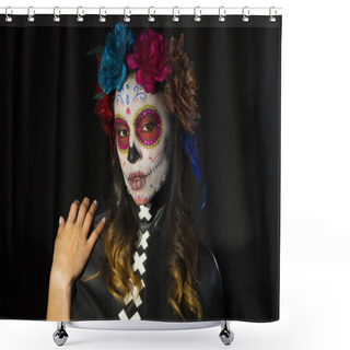Personality  Mexican Candy Scull Shower Curtains