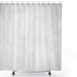 Personality  Grungy White Background Of Natural Cement Or Stone Old Texture As A Retro Pattern Wall. Conceptual Wall Banner, Grunge, Material,or Construction. Shower Curtains