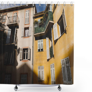 Personality  Old Building Shower Curtains