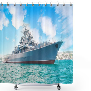 Personality  Military Navy Ship Shower Curtains