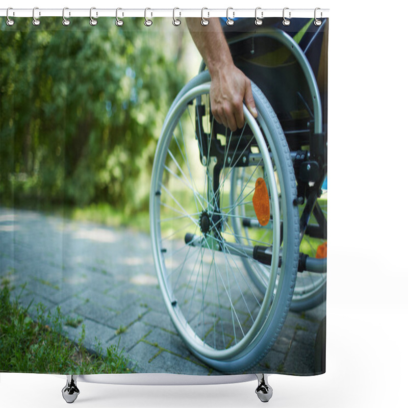 Personality  Wheelchair Walk Shower Curtains