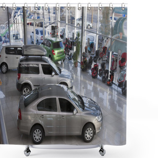 Personality  Skoda Car Salon Shower Curtains