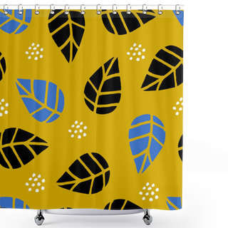 Personality  Hand-drawn Seamless Pattern Shower Curtains