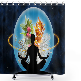 Personality  Power Over Nature Shower Curtains