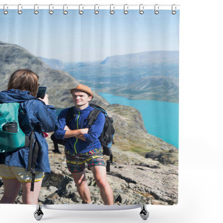 Personality  Photography Shower Curtains
