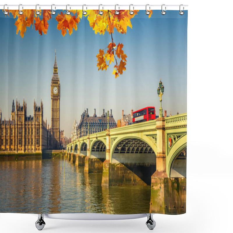 Personality  Big Ben And Houses Of Parliament, London Shower Curtains