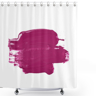 Personality  Smudged Splash Of Paint Isolated Shower Curtains