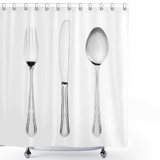 Personality  Silverware Shower Curtains