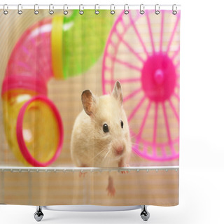 Personality  Syrian Hamster Shower Curtains