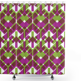 Personality  Bright Endless Vector Layers Texture, Motif Abstract Contemporar Shower Curtains