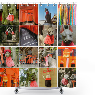 Personality  Collection Of Fushimi Inari Taisha Shrine Scenics Shower Curtains