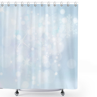 Personality  Snowflake Shower Curtains