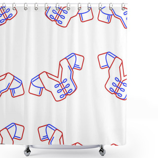 Personality  Vector Background For Sport. Protection Frame Shower Curtains
