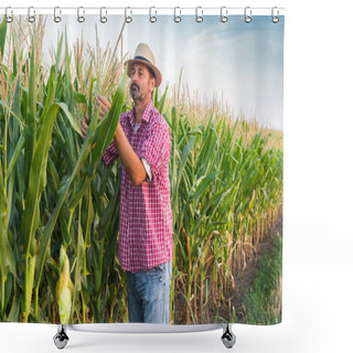 Personality  Farmer  Shower Curtains