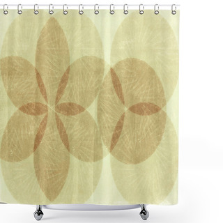 Personality  Lovely Geometric Background Image Shower Curtains