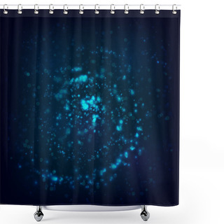Personality  Vector Space Background. Vector Illustration. Shower Curtains