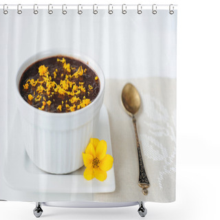 Personality  Chocolate Mousse Shower Curtains