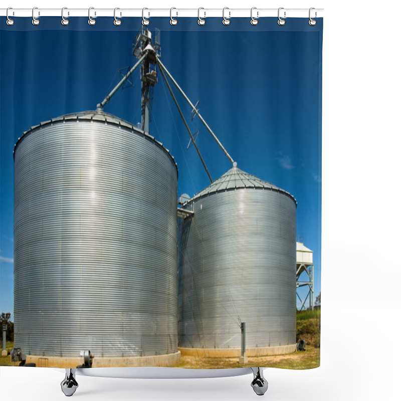 Personality  Grain Silos Shower Curtains