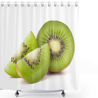 Personality  Kiwi Fruit Sliced Segments Shower Curtains