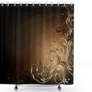 Personality  Floral Backdrop Shower Curtains