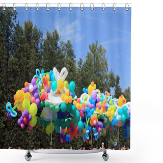 Personality  Air Balls Shower Curtains