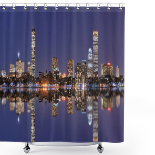 Personality  Boston Buildings Shower Curtains