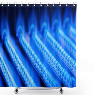 Personality  Gas Flame Shower Curtains