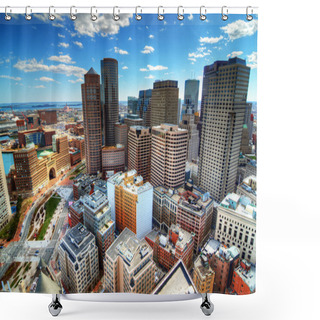 Personality  Downtown Boston Shower Curtains