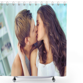 Personality  Romantic Moment Shower Curtains