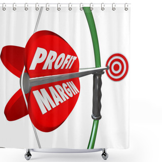 Personality  Profit Margin Bow Arrow Shower Curtains