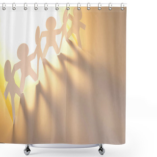 Personality  Paper Chain Team Shower Curtains